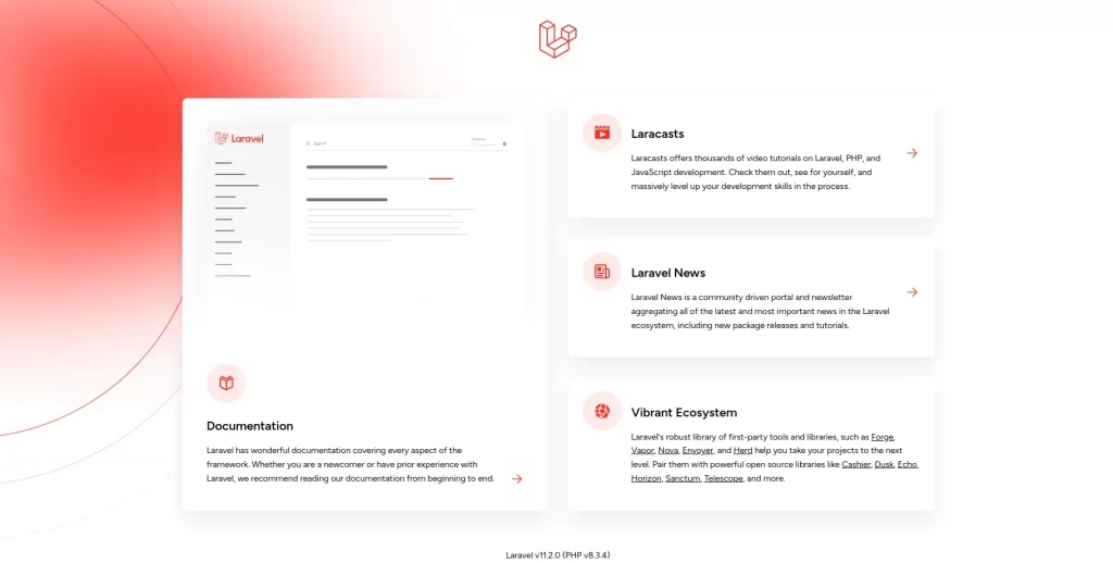 Check Laravel App In Browser