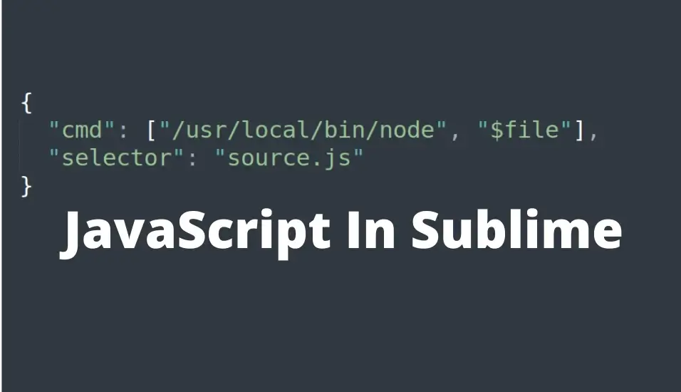 How to Run JavaScript in Sublime in Ubuntu Linux