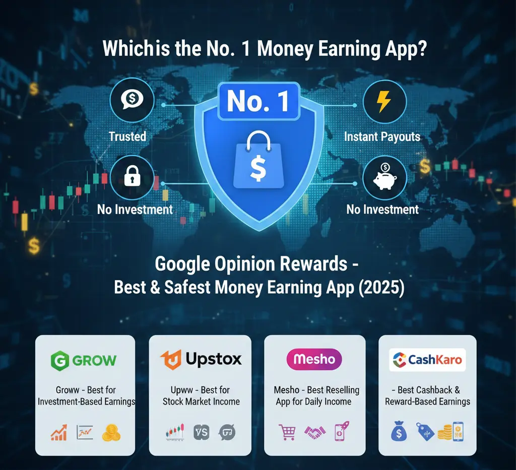 Which is the No 1 Money Earning App